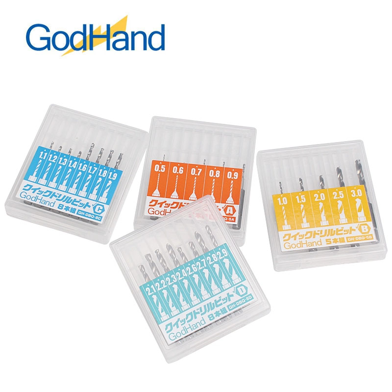Top Tech Accessories - GodHand GH-DBQ-5A/5B/8C/8D набор быстрорежущих сверл шестигранные