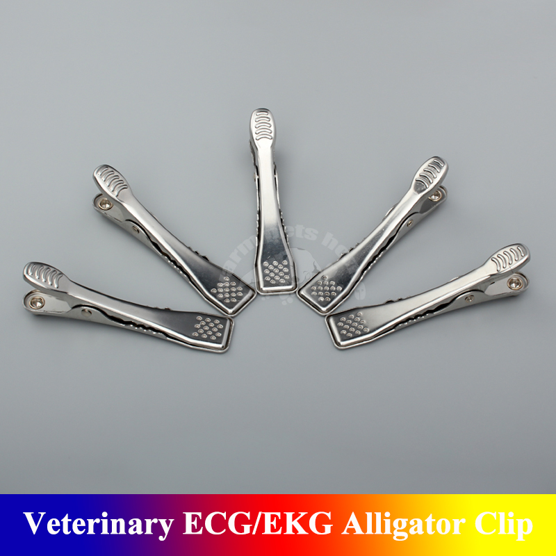 Vet Tech Accessories - 5 шт. ветеринарный ЭКГ/ЭКГ зажим типа