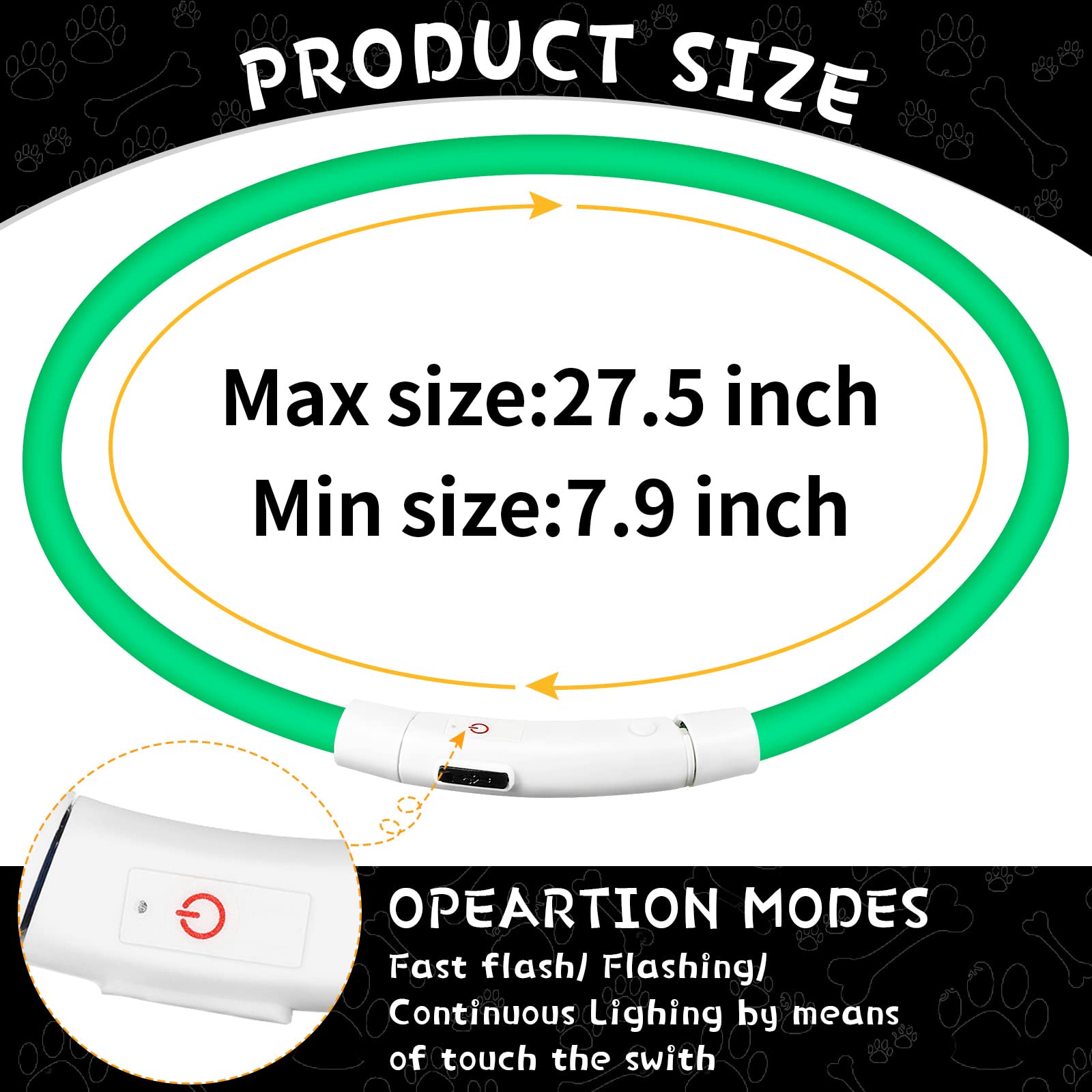 Силиконовый светодиодный ошейн – обзор и цена Tech Dog Accessories