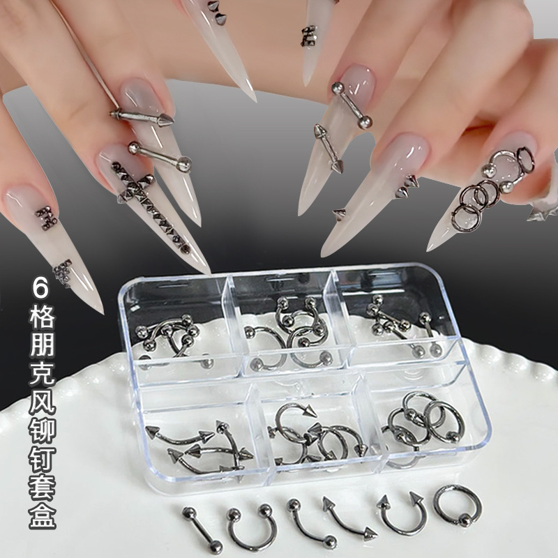 6 сеток, 3D заклепки в стиле п – обзор и цена Y2K Tech Accessories