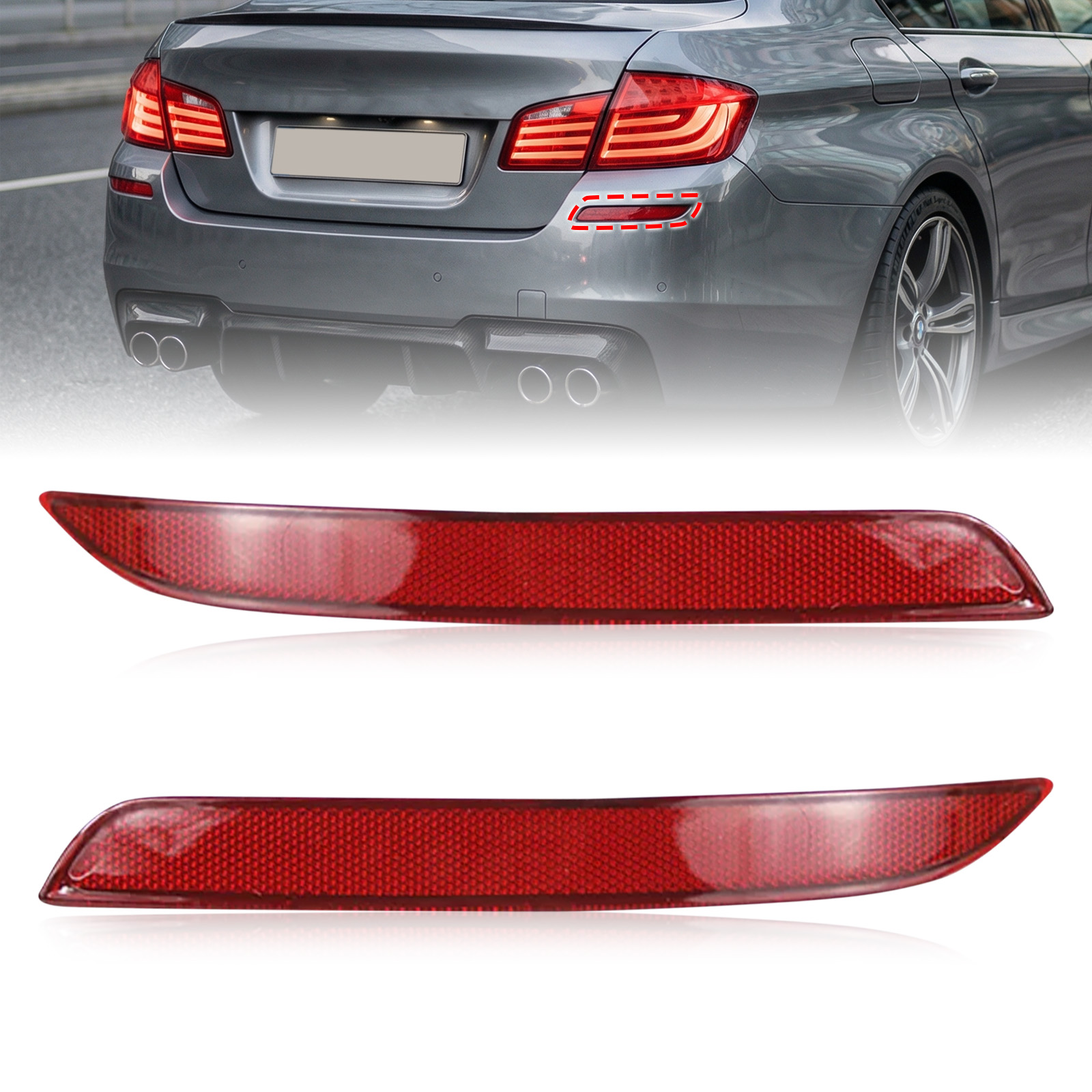 Для BMW F10 F11 F18 с бампером – обзор и цена Top Tech Accessories